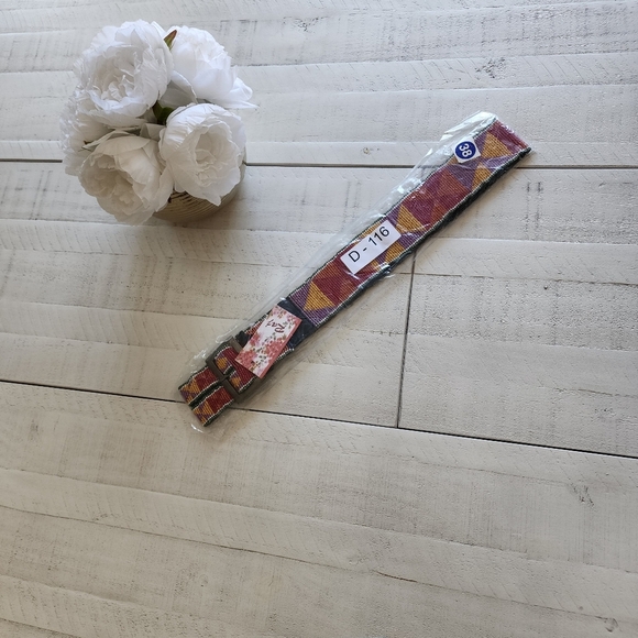 Anthropologie RAJ vintage Y2K Hand Beaded Belt NWT! Size 38 - Picture 3 of 8